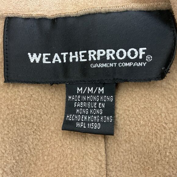 Vintage Weatherproof Garment Company Women's Size M Tan Jacket Pockets Hong Kong - Picture 4 of 6